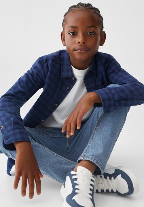 MANGO - Jeans slim - medium blue