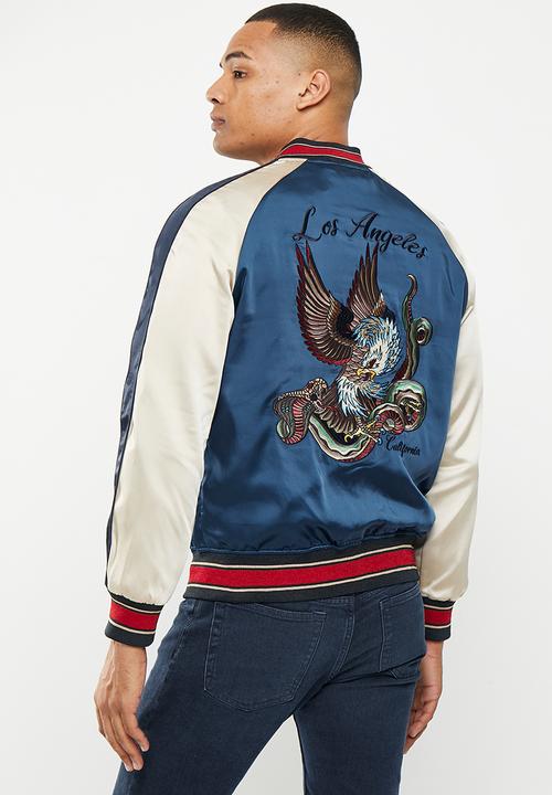 Superdry. - Vintage suikajan jacket - zinc blue