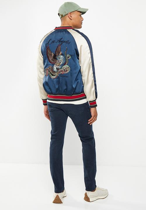 Superdry. - Vintage suikajan jacket - zinc blue