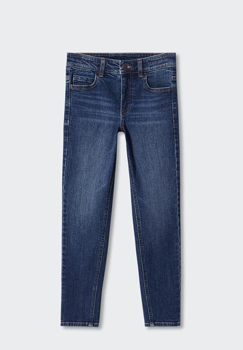 MANGO - Jeans slim - dark blue