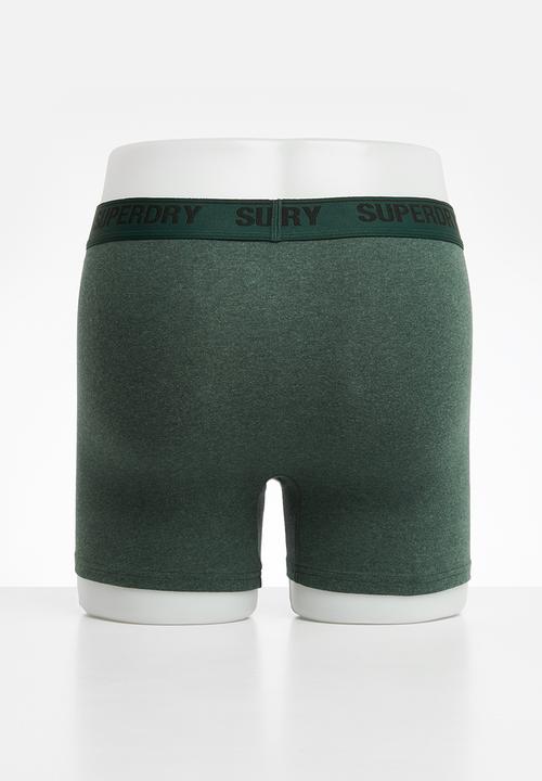 Superdry. - Boxer multi double pack - olive/enamel
