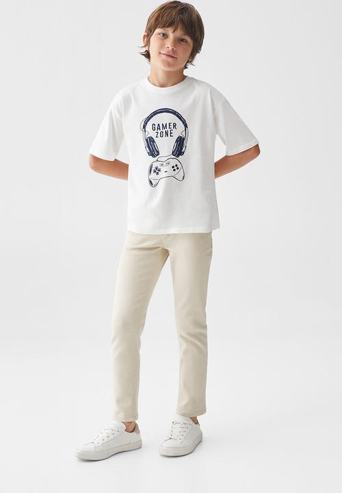 MANGO - T-shirt park - off white