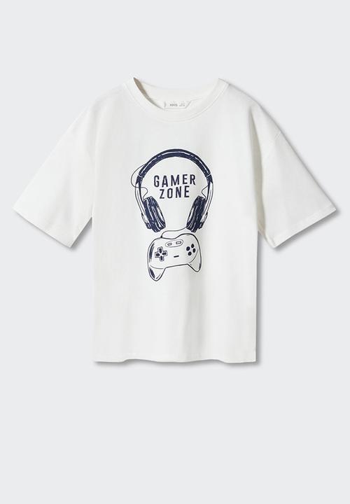 MANGO - T-shirt park - off white