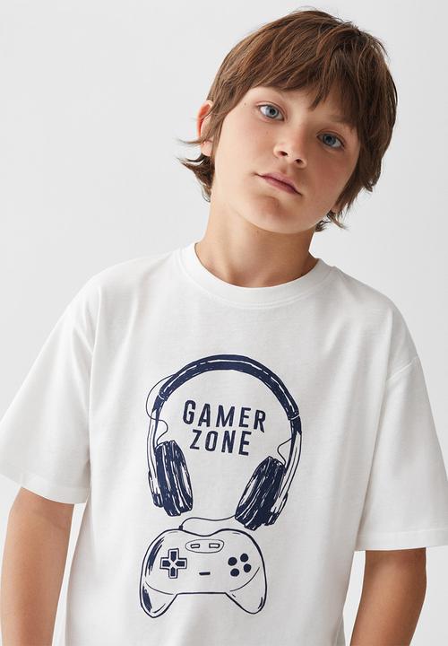MANGO - T-shirt park - off white