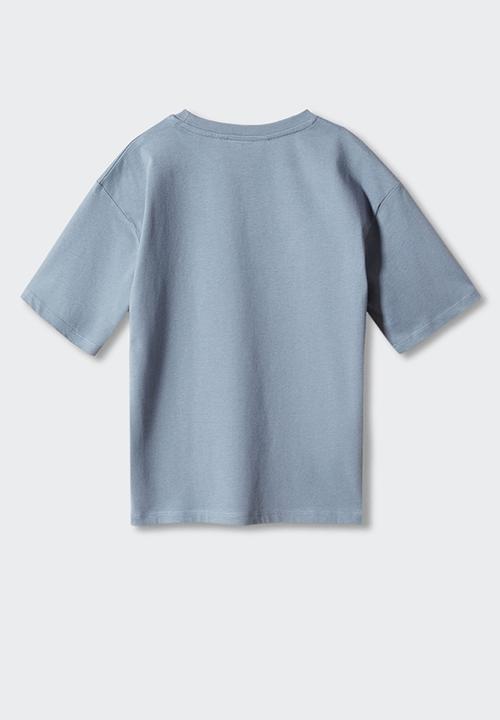 MANGO - T-shirt park - blue