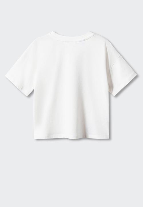 MANGO - T-shirt mvacay - off white