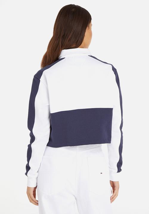 Tommy Hilfiger - Tjw crop archive 3 rugby - twilight navy