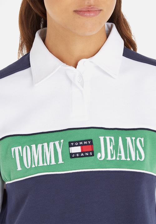 Tommy Hilfiger - Tjw crop archive 3 rugby - twilight navy