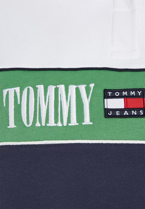 Tommy Hilfiger - Tjw crop archive 3 rugby - twilight navy
