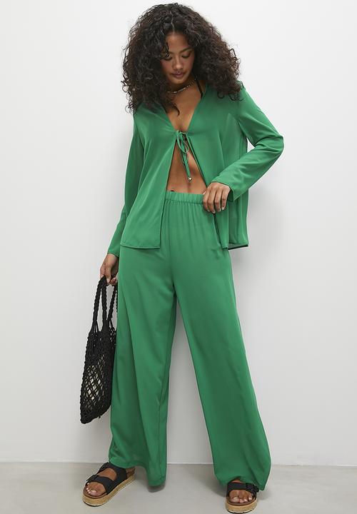 Superbalist - Wide leg cover up - bright green