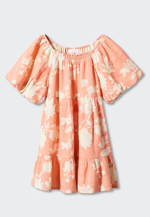 MANGO - Dress sara - pastel pink