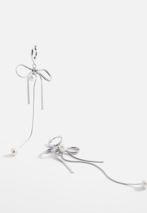 MANGO - Earrings lidia - silver