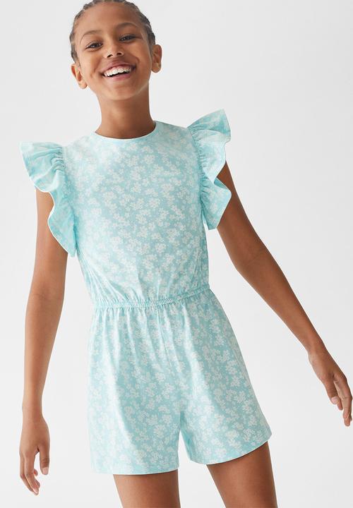 MANGO - Playsuit bombay - turquoise