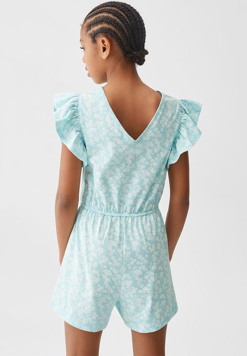 MANGO - Playsuit bombay - turquoise