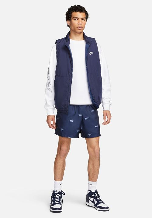 Nike - Nike Club+ AOP woven flow short - navy 