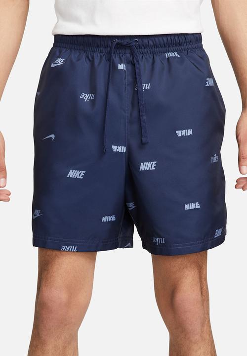Nike - Nike Club+ AOP woven flow short - navy 