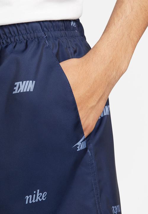 Nike - Nike Club+ AOP woven flow short - navy 