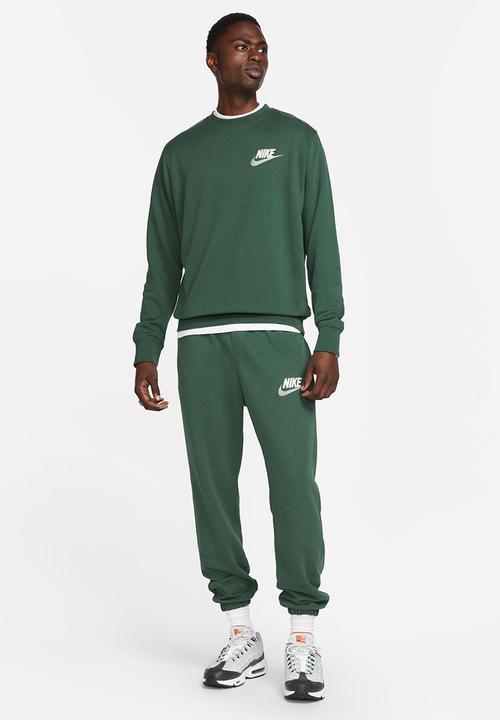 Nike - Nike Club+ French terry crew lbr sweatshirt - green 