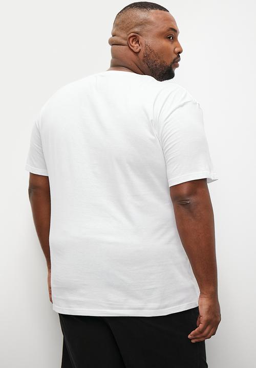 Superbalist - Black rose plus graphic tee - white
