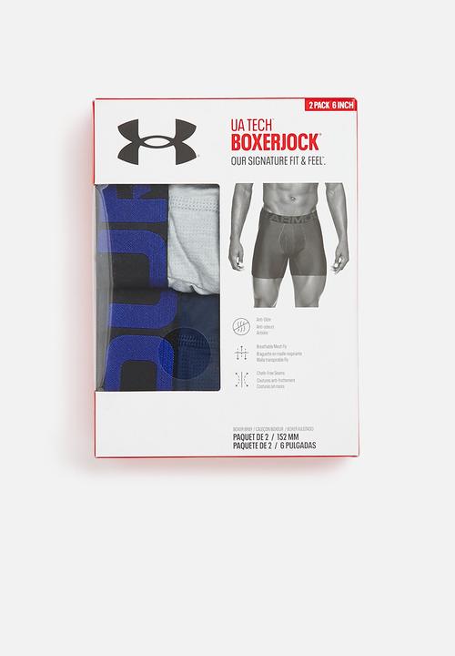 Under Armour - UA tech 6in 2 pack - multi