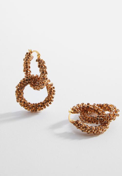 MANGO - Earrings linda - gold