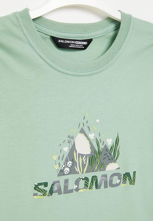 Salomon - Garden short sleeve tee g - granite green