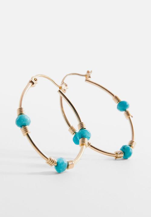 MANGO - Earrings lucia - gold