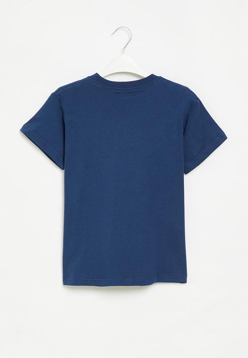 Billabong  - Pre-boys team wave short sleeve - dark blue