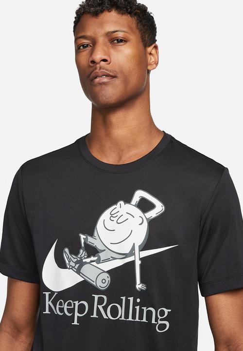 Nike - M nk df tee heritage - black 