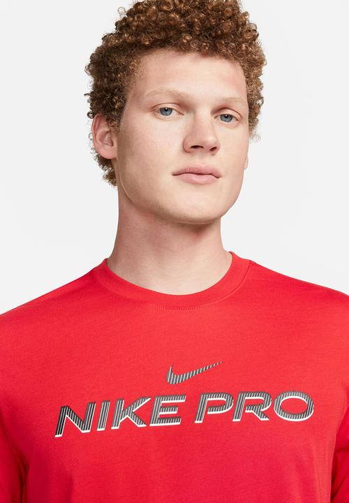 Nike - M nk df tee db nike pro - red 