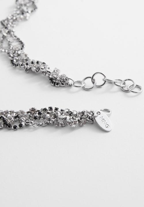MANGO - Necklace lujan - silver
