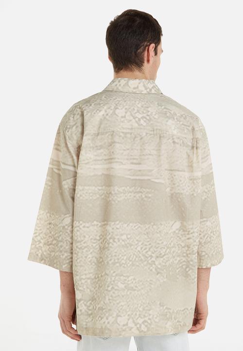 Calvin Klein - Oversized ss shirt - landscape aop