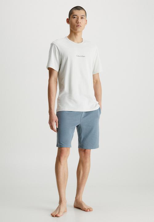 Calvin Klein - S/s crew neck - silver birch