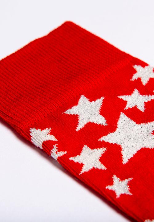 Happy Socks - 1-pack stars gift box - red