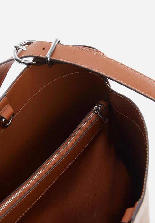 MANGO - Bag ophelia - medium brown