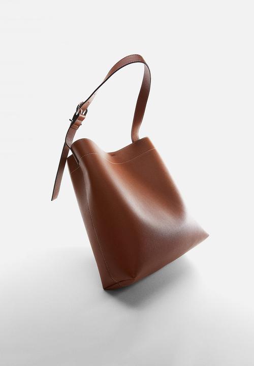 MANGO - Bag ophelia - medium brown