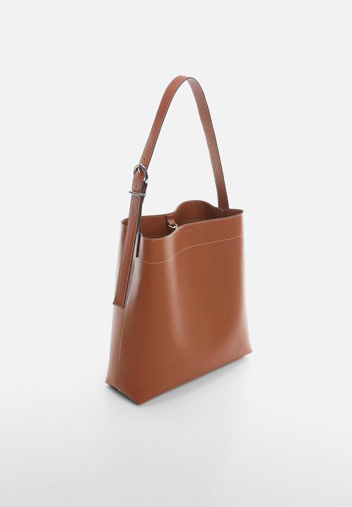 MANGO - Bag ophelia - medium brown