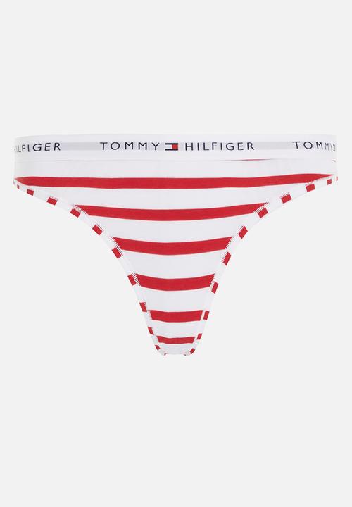 Tommy Hilfiger - Thong print - breton stripe/red