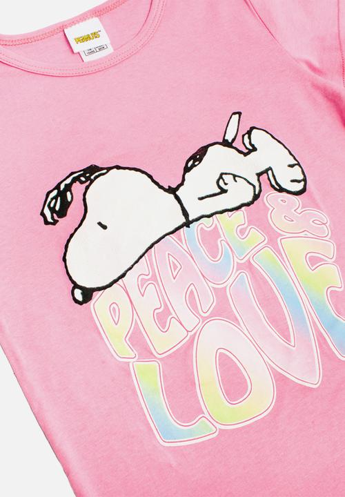 Character Group - Snoopy short sets - pink