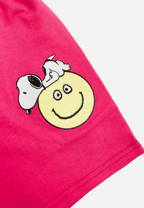 Character Group - Snoopy short sets - pink