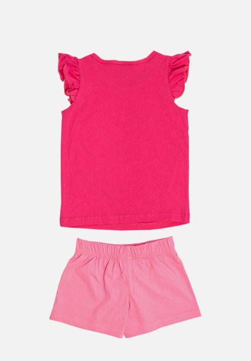 Character Group - Peppa pig short sleeve  pj set - pink