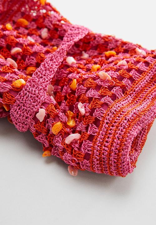 MANGO - Bag moris - pink