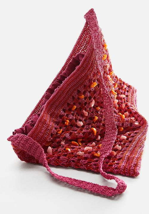 MANGO - Bag moris - pink