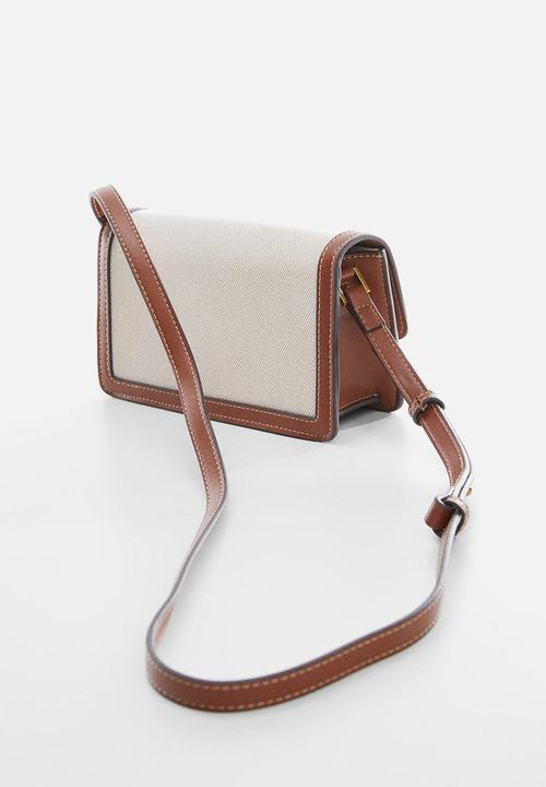 MANGO - Bag german - medium brown