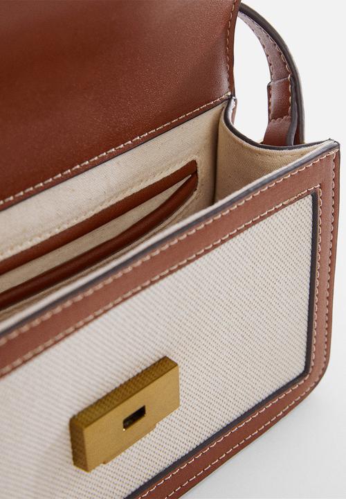 MANGO - Bag german - medium brown
