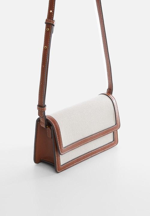 MANGO - Bag german - medium brown