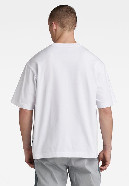 G-STAR - Autograph boxy r t signe jersey o - white