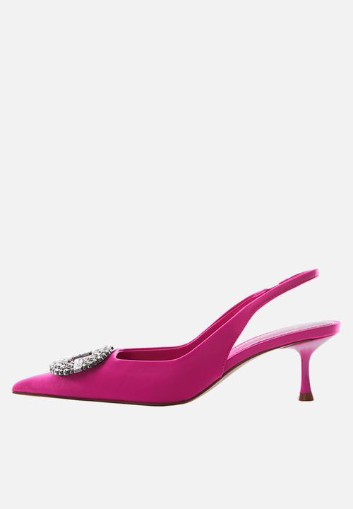 MANGO - Fanda slingback court - bright pink