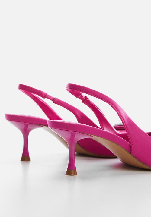 MANGO - Fanda slingback court - bright pink