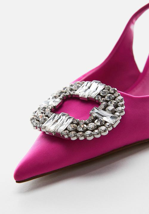 MANGO - Fanda slingback court - bright pink